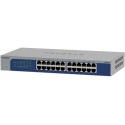 NETGEAR GS524-300EUS, 24-Port Gigabit Ethernet unmanaged Switch, Desktop Gigabit Ethernet (10/100/1000)