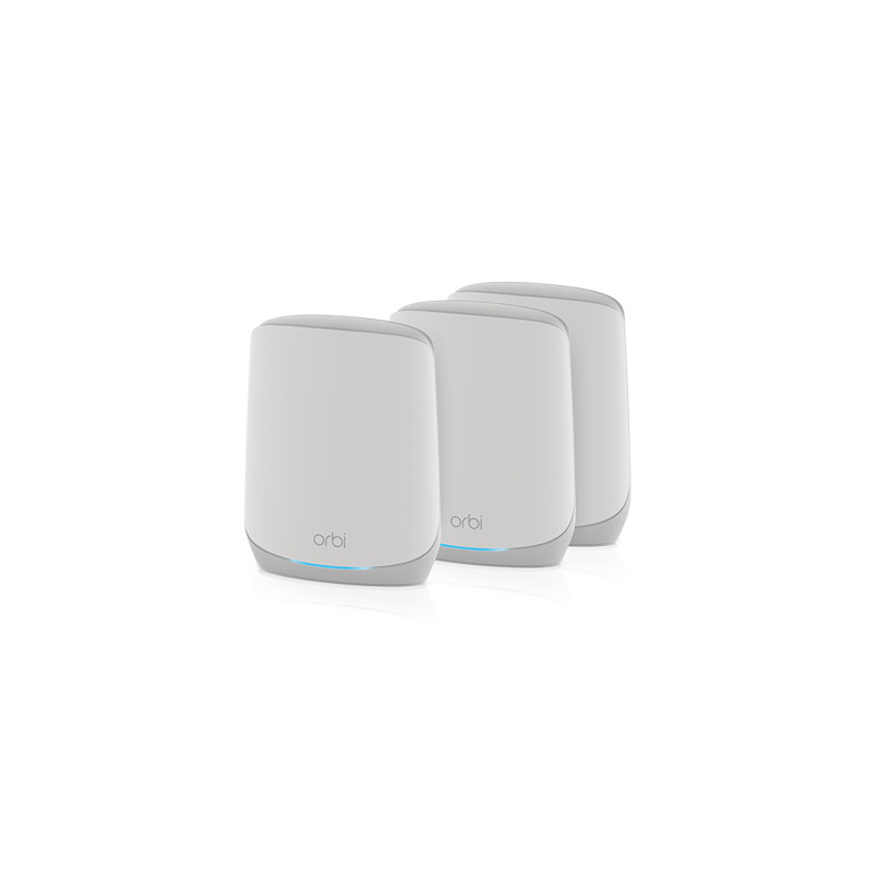NETGEAR Orbi RBK763S Tri-band (2.4 GHz / 5 GHz / 5 GHz) Wi-Fi 6 (802.11ax) White 7 Internal