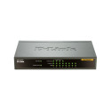 D-Link DES-1008PA network switch Unmanaged Fast Ethernet (10/100) Power over Ethernet (PoE) Black