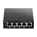 D-Link DGS-1005P/E network switch Unmanaged Gigabit Ethernet (10/100/1000) Power over Ethernet (PoE) Black