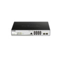 D-Link DGS-1210-10P/ME/E network switch Managed L2/L3 Gigabit Ethernet (10/100/1000) Power over Ethernet (PoE) Black, Grey