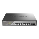 D-Link DSS-200G-10MPP/E network switch Managed L2 Gigabit Ethernet (10/100/1000) Power over Ethernet (PoE) 1U Grey