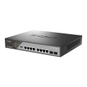 D-Link DSS-200G-10MPP/E network switch Managed L2 Gigabit Ethernet (10/100/1000) Power over Ethernet (PoE) 1U Grey