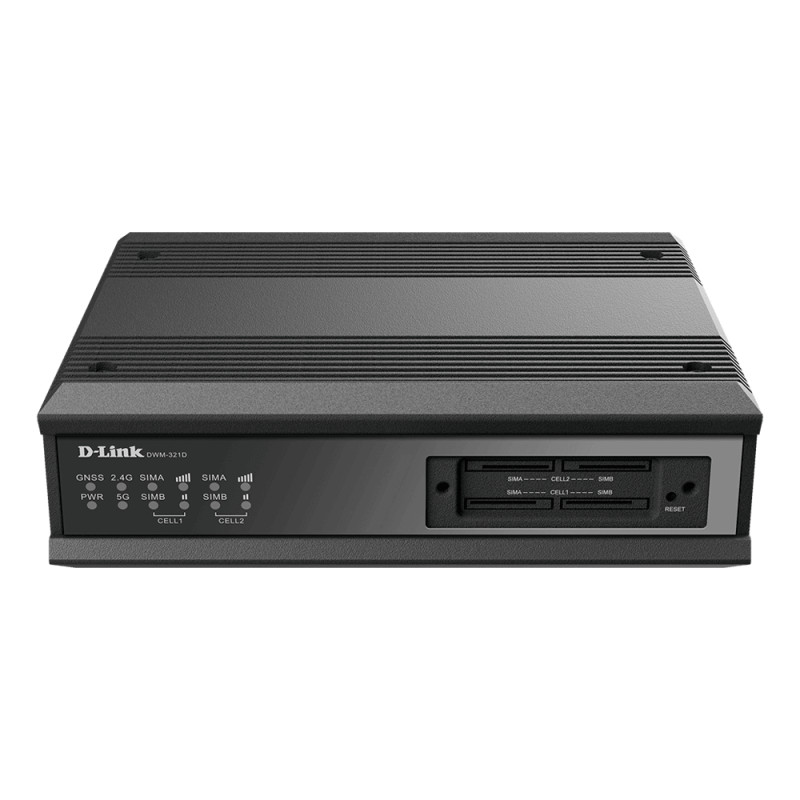 D-Link 4G LTE In-Vehicle Hotspot wired router Gigabit Ethernet Black