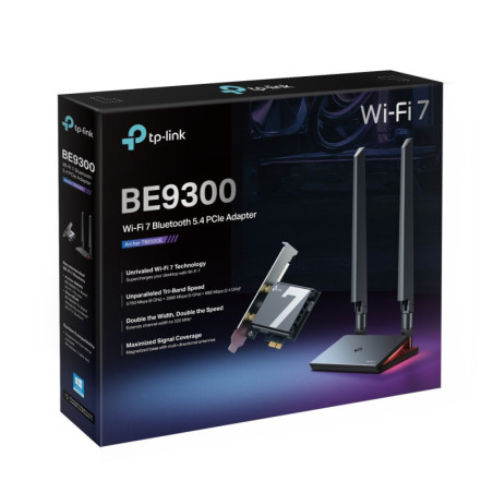P-Link BE9300 Wi-Fi 7 Bluetooth 5.4 PCIe Adapter