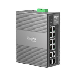 P-Link Omada 10-Port Gigabit Industrial Easy Managed Switch with 6-Port PoE+ and 2-Port PoE++