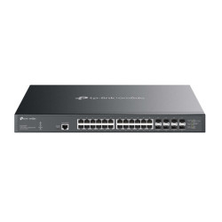 P-Link Omada 32-Port 10GE L2+ Managed Switch with 24-Port PoE++