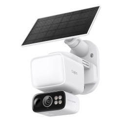 P-Link Solar-Powered Floodlight Pan/Tilt Security Camera Kit